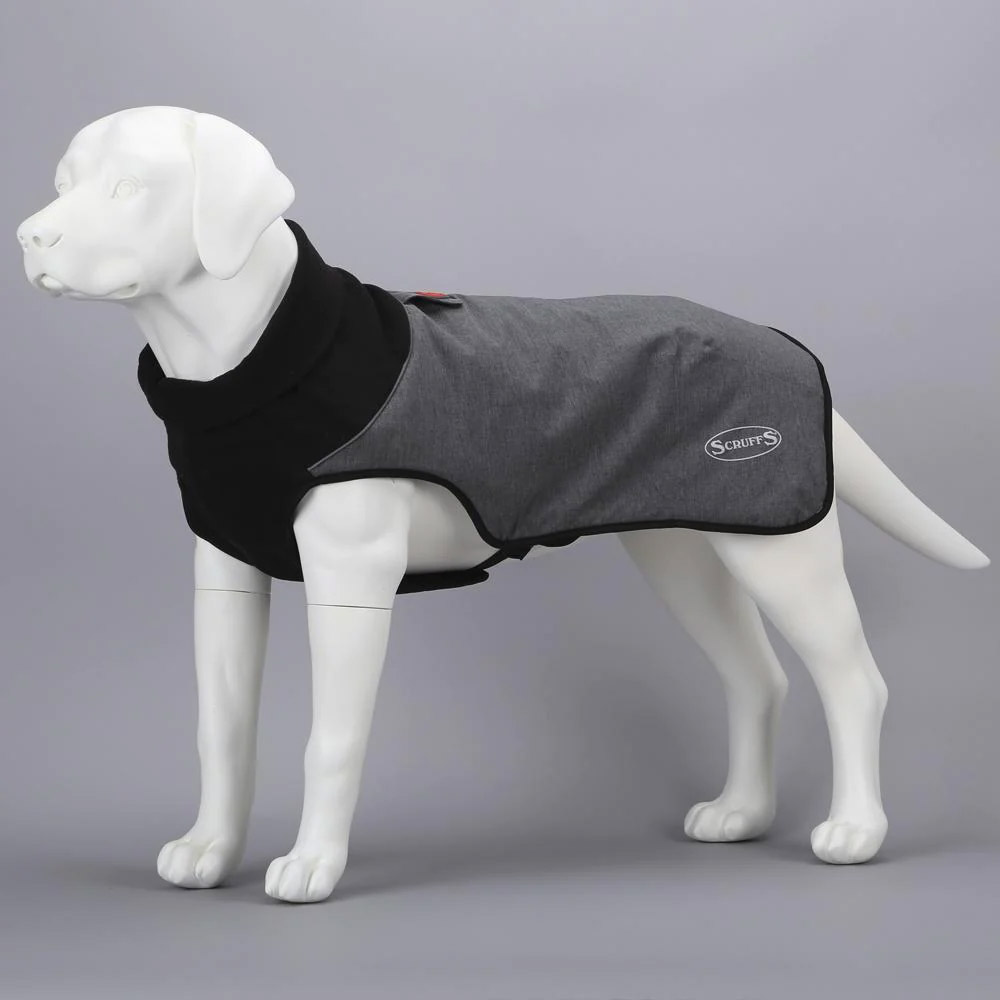 Scruffs Thermal Self Heating Dog Coat Cajun Grey