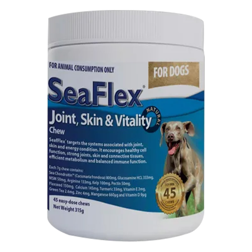 SeaFlex Joint Skin & Vitality Chews for Dogs for Dog Supplies