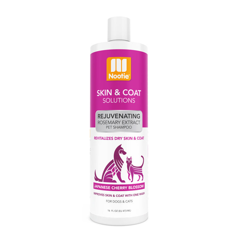 Nootie Skin & Coat Solutions Rejuvenating Japanese Cherry Blossom Shampoo for Dogs & Cats for Dog Supplies