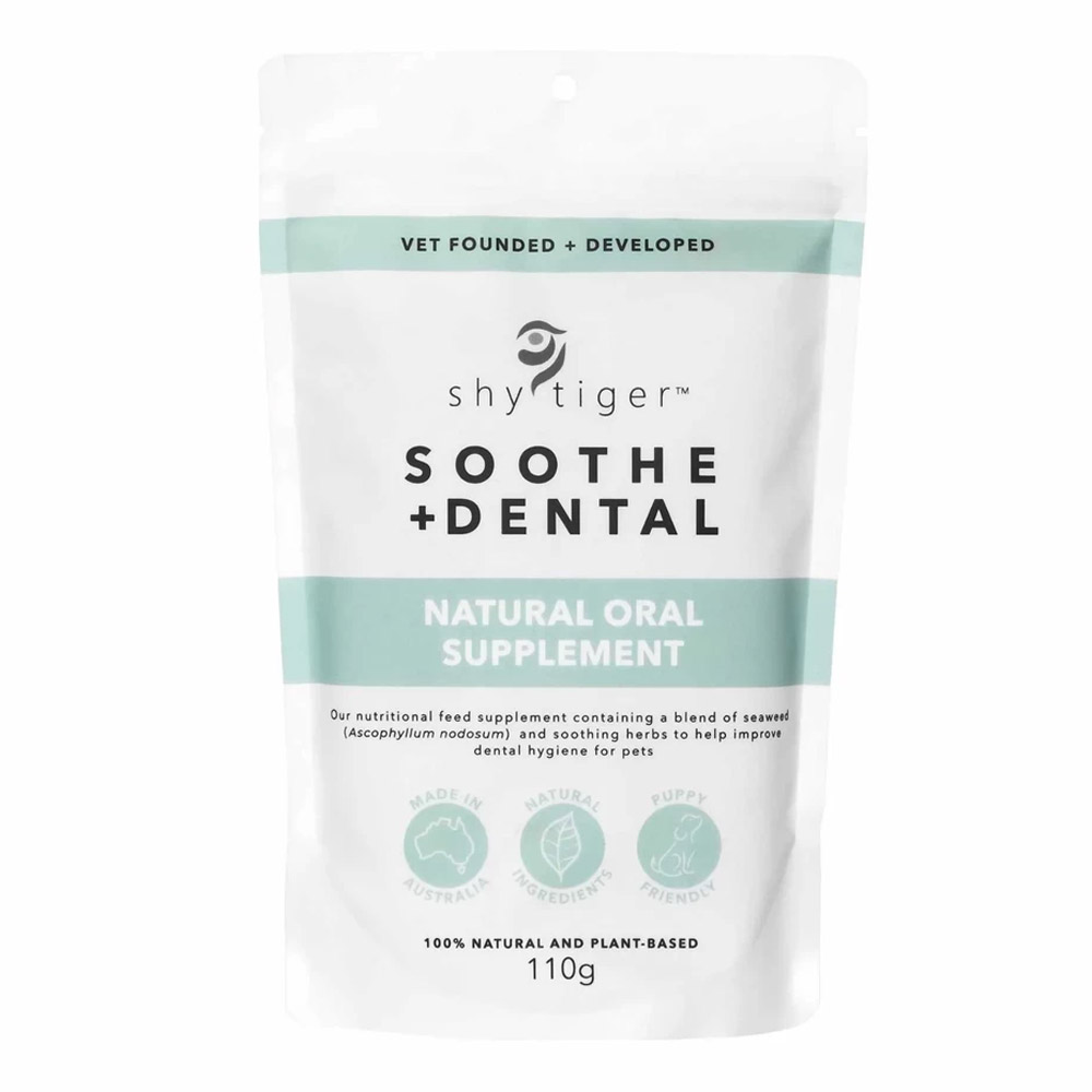 Shy Tiger Soothe + Dental Natural Oral Supplement for Dog Supplies