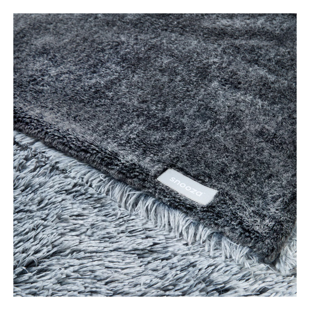 Snooza Calming Cuddler Blanket for Dogs Silver Fox