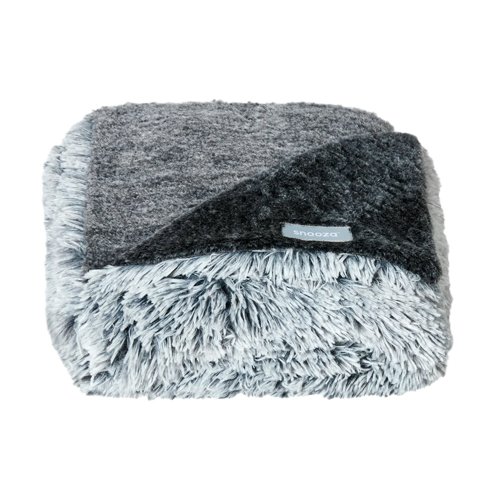 Snooza Calming Cuddler Blanket for Dogs Silver Fox