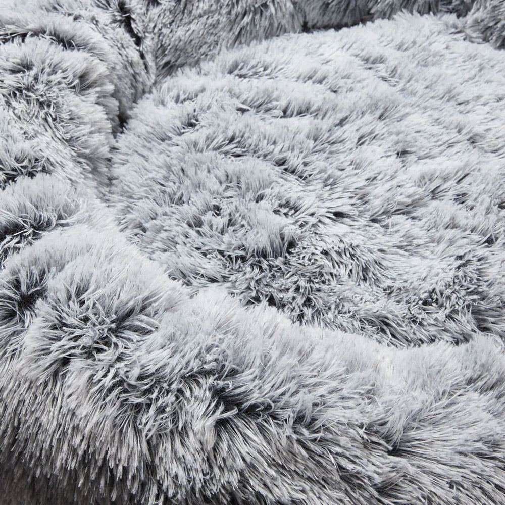 Snooza Calming Cuddler Bed for Dogs Silver Fox