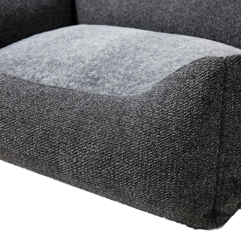 Snooza Low Front Lounger for Dogs Grey