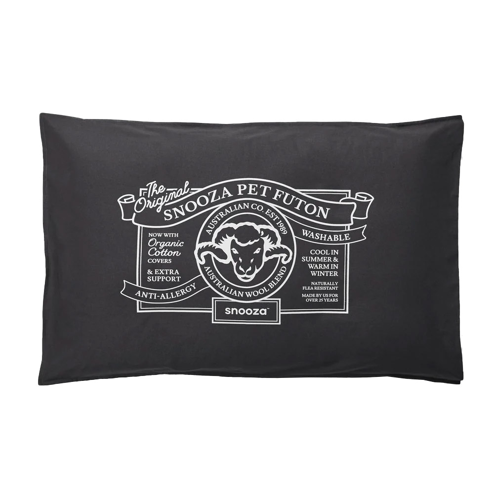 Snooza Organic Pet Futon Charcoal