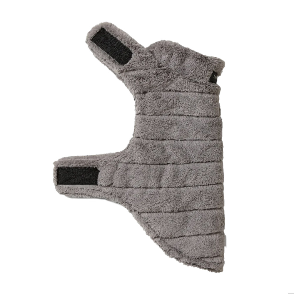 Snooza Wear Faux Fur Puffer Dog Jacket Cloud Grey
