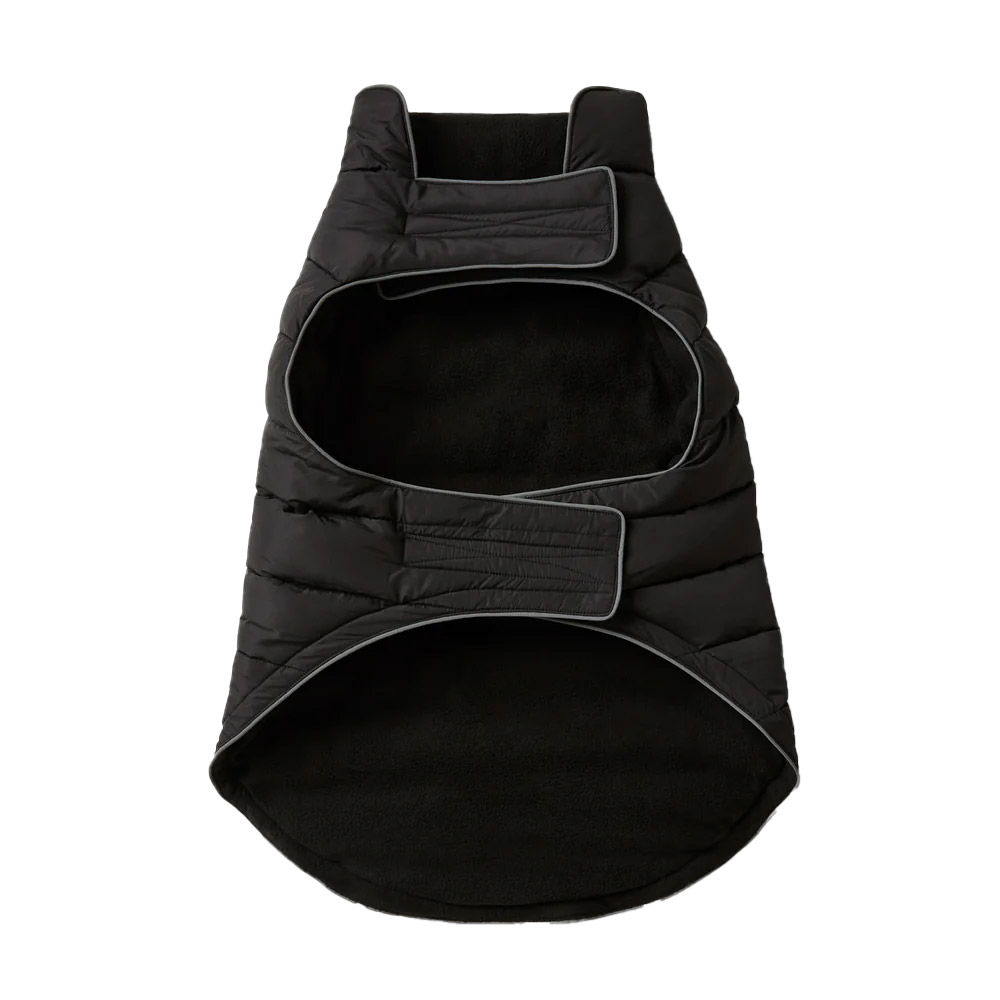 Snooza Wear Sport Puffer Dog Jacket Black