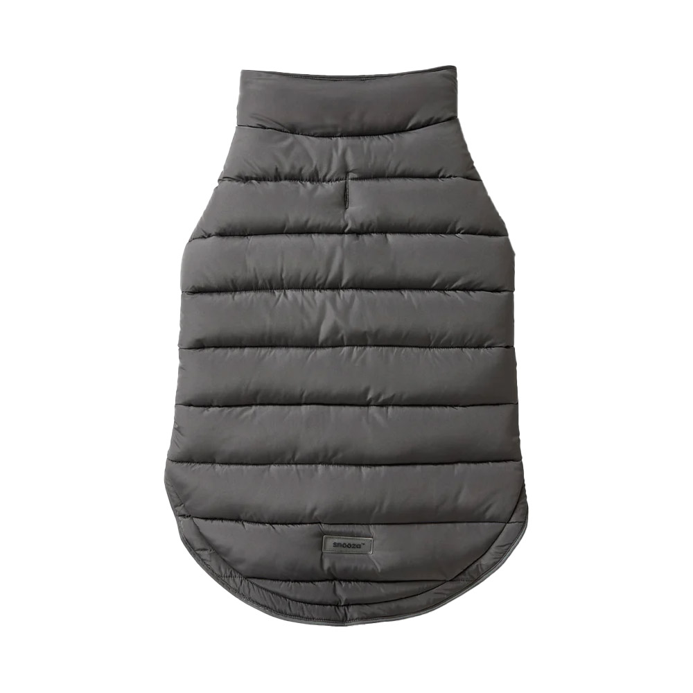 Snooza Wear Sport Puffer Dog Jacket Graphite