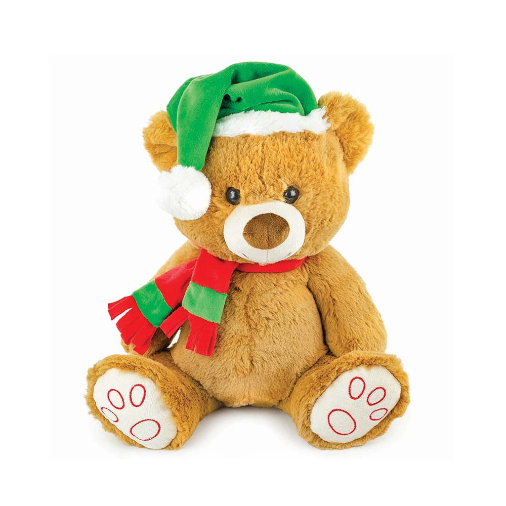 Snuggle Pals Christmas Holiday Toy For Dogs And Cats - Bear 1 Pack