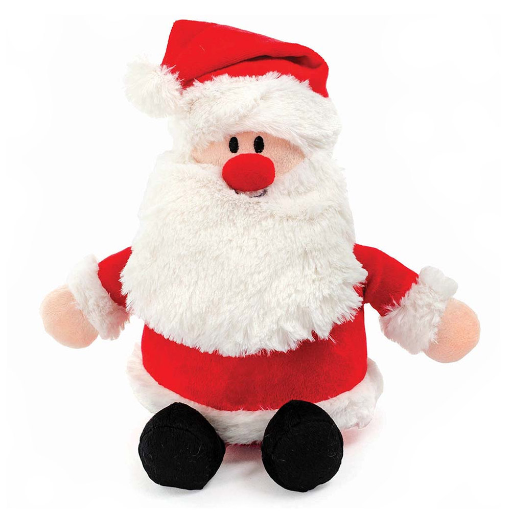 Snuggle Pals Christmas Holiday Toy For Dogs And Cats - Santa 1 Pack