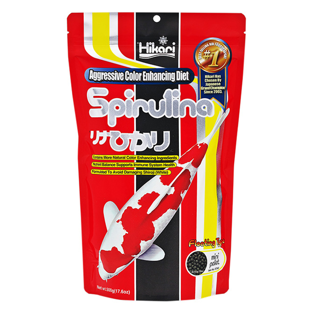 Hikari Spirulina Aggressive Color Enhancing Fish Food for Fish Supplies