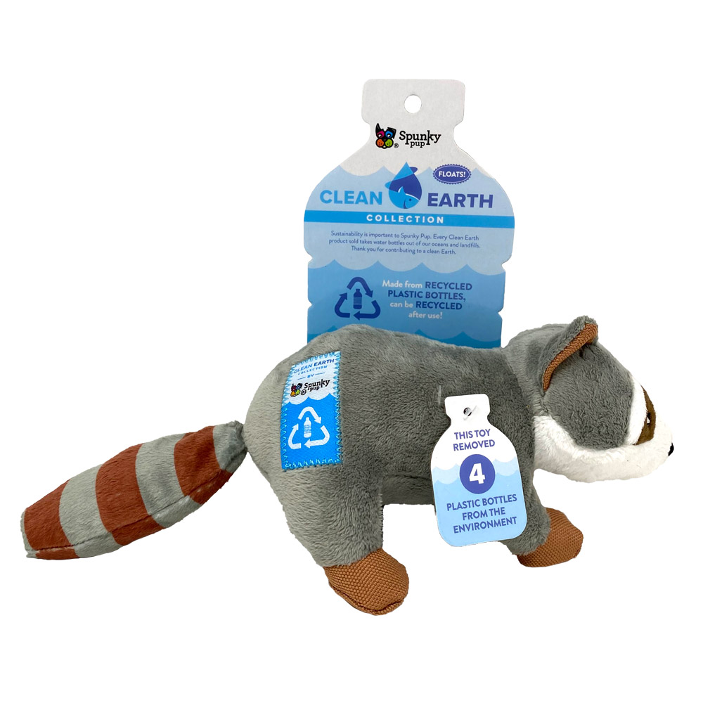 Spunky Pup Clean Earth Racoon