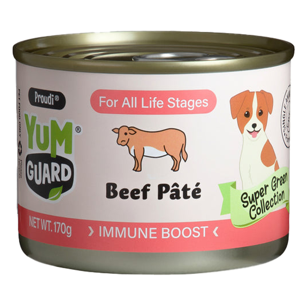 Yumguard Immune Boost Beef Pate for All Life Stages Wet Canned Dog Food