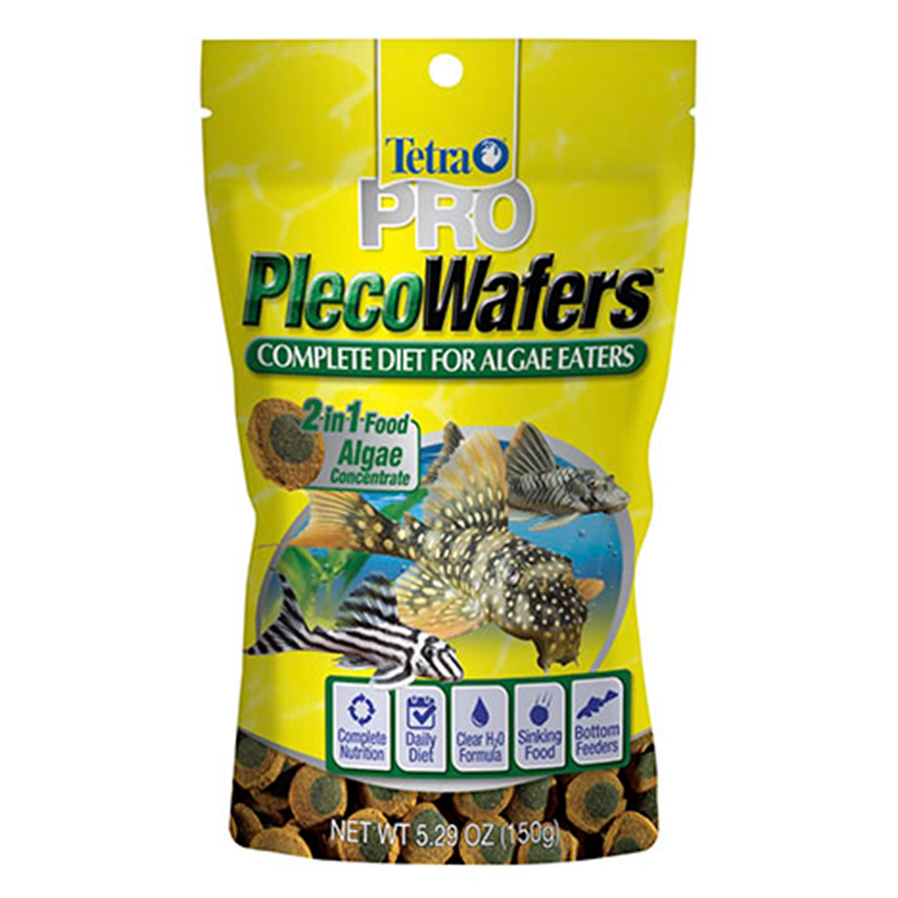Tetrapro Pleco Wafers Complete Diet For Algae Eaters for Fish Supplies