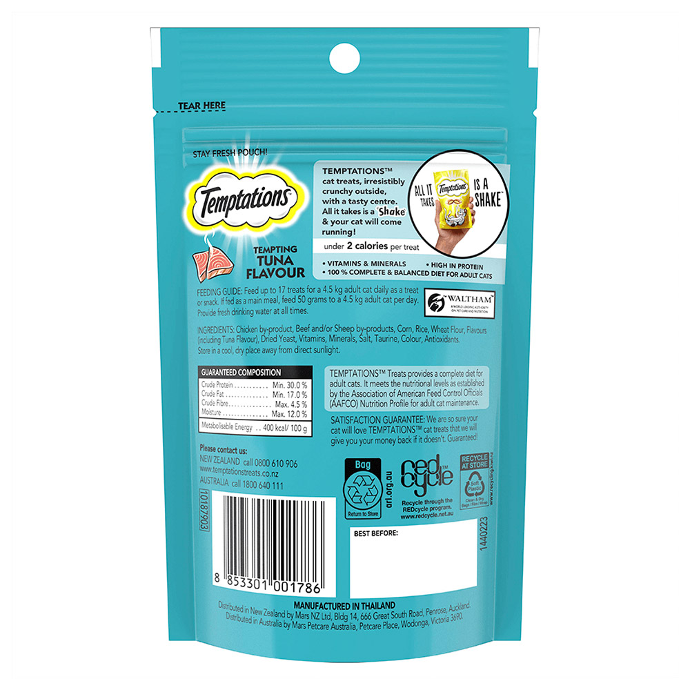 Temptations Tempting Tuna Cat Treats 85gm