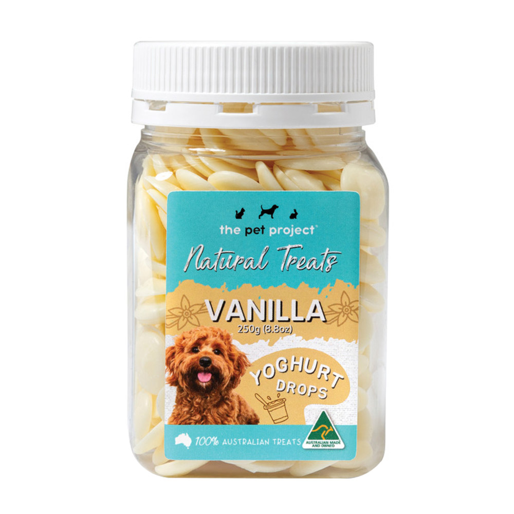The Pet Project Natural Dog Treats Yoghurt Drops for Dog Supplies