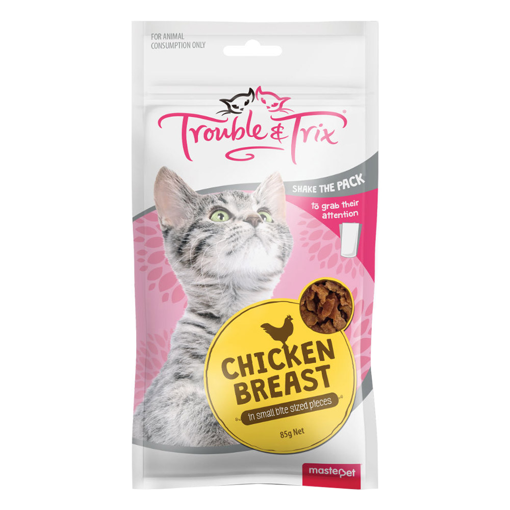 Trouble & Trix Chicken Breast Cat Treats for Cat Supplies