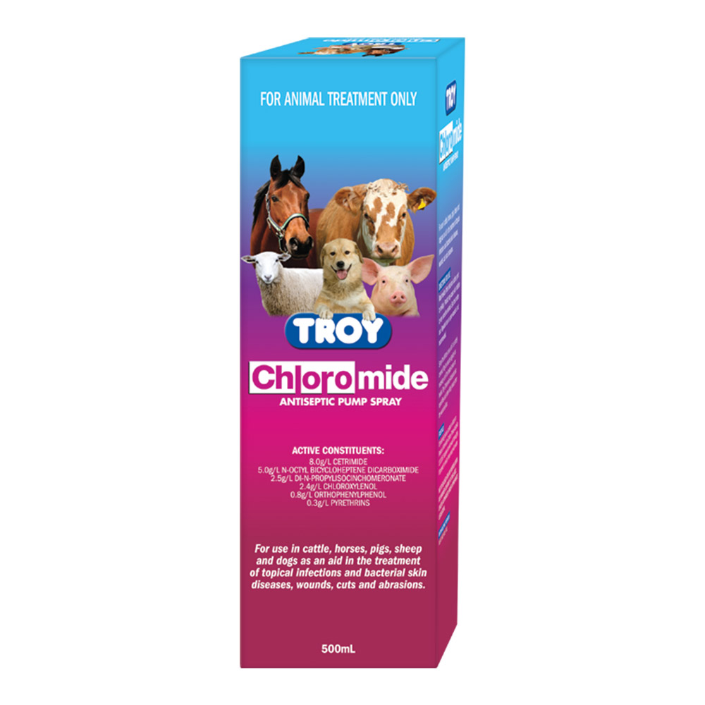 Troy Chloromide Spray for Dog Supplies