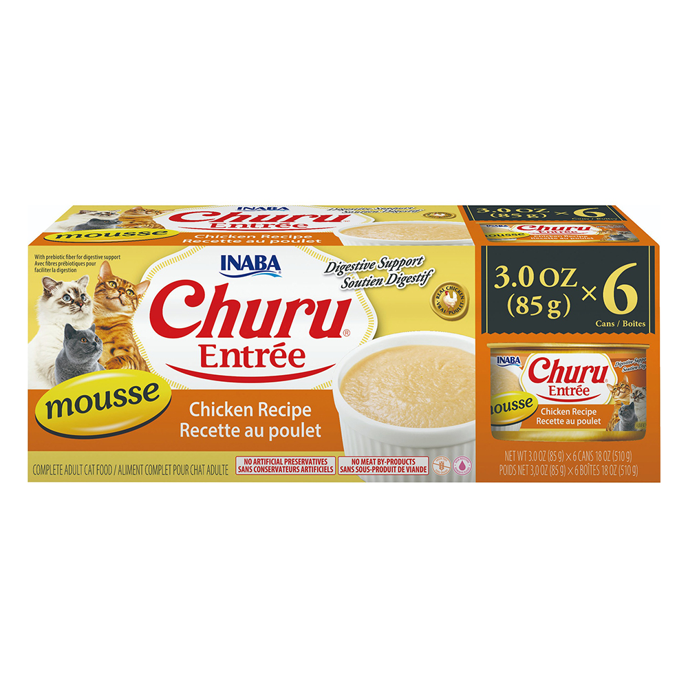 Inaba Churu Entree Mousse Chicken Recipe Canned Wet Cat Food