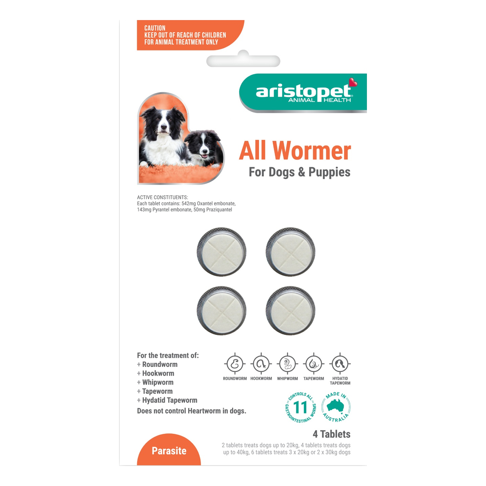 Aristopet best sale dog wormer