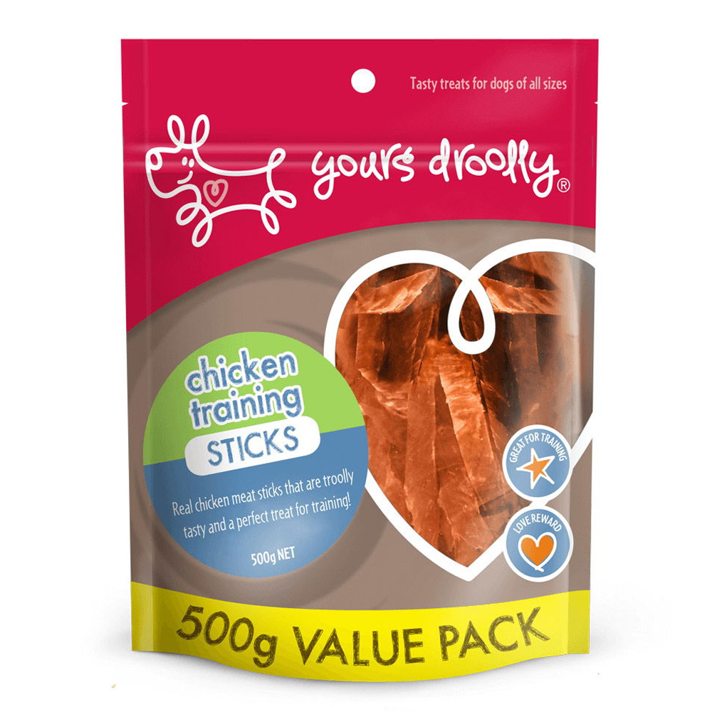 Yours Droolly Chicken Training Sticks Dog Treats  500 Gm