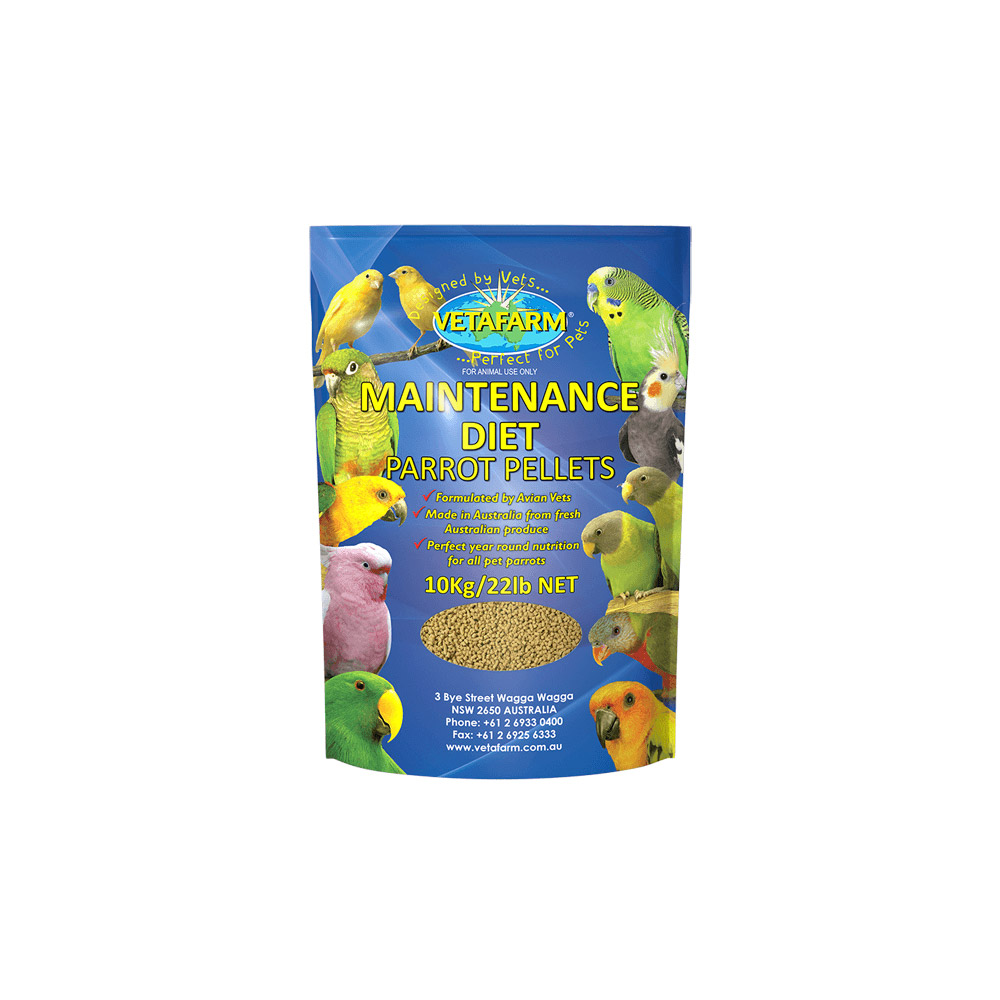Vetafarm Maintenance Diet Parrot Pellet for Birds