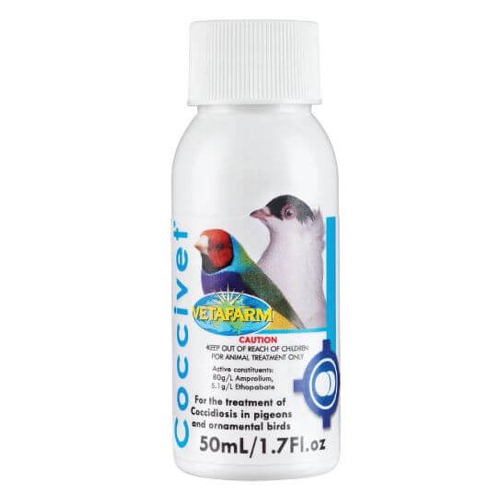 Vetafarm Coccivet for The Treatment for Pigeons and Ornamental Birds for Bird Supplies