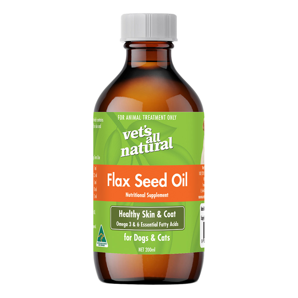 Vets All Natural Flax Seed Oil for Dog Supplies