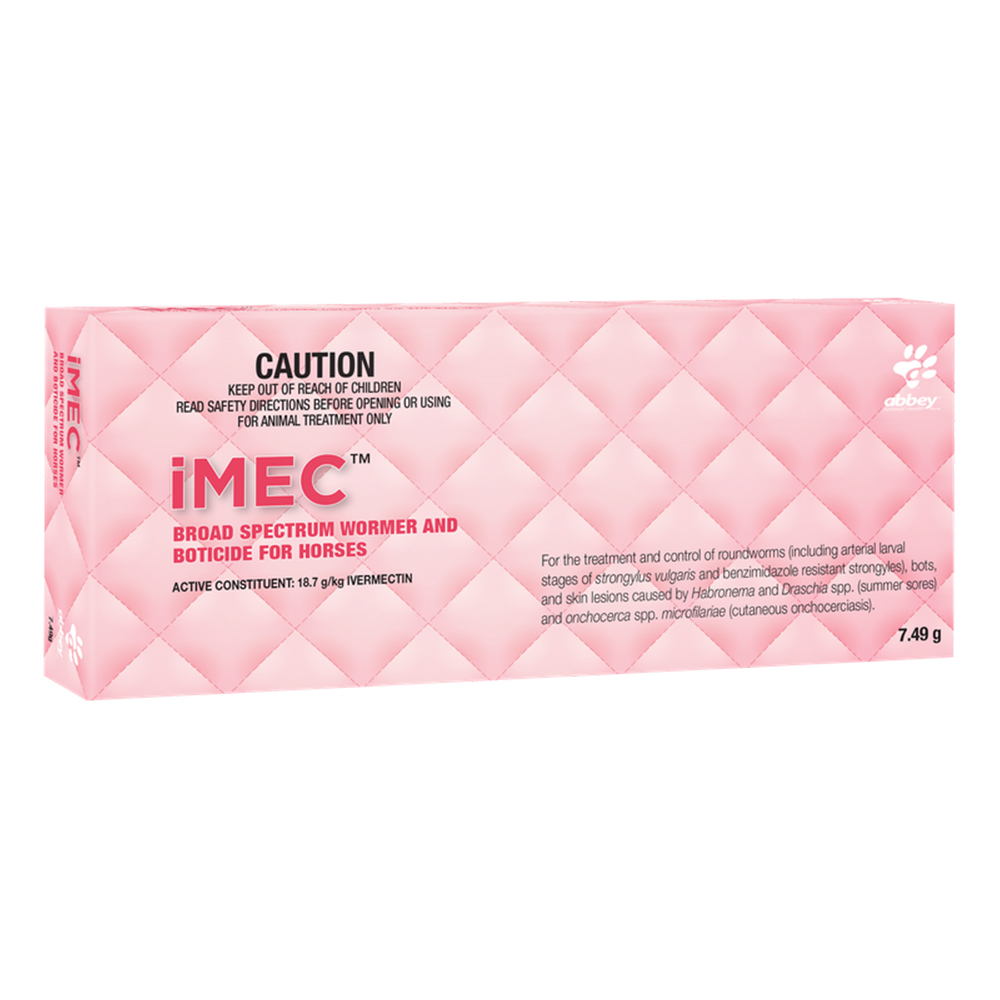 Abbey iMEC Broad Spectrum Wormer and Boticide for Horses