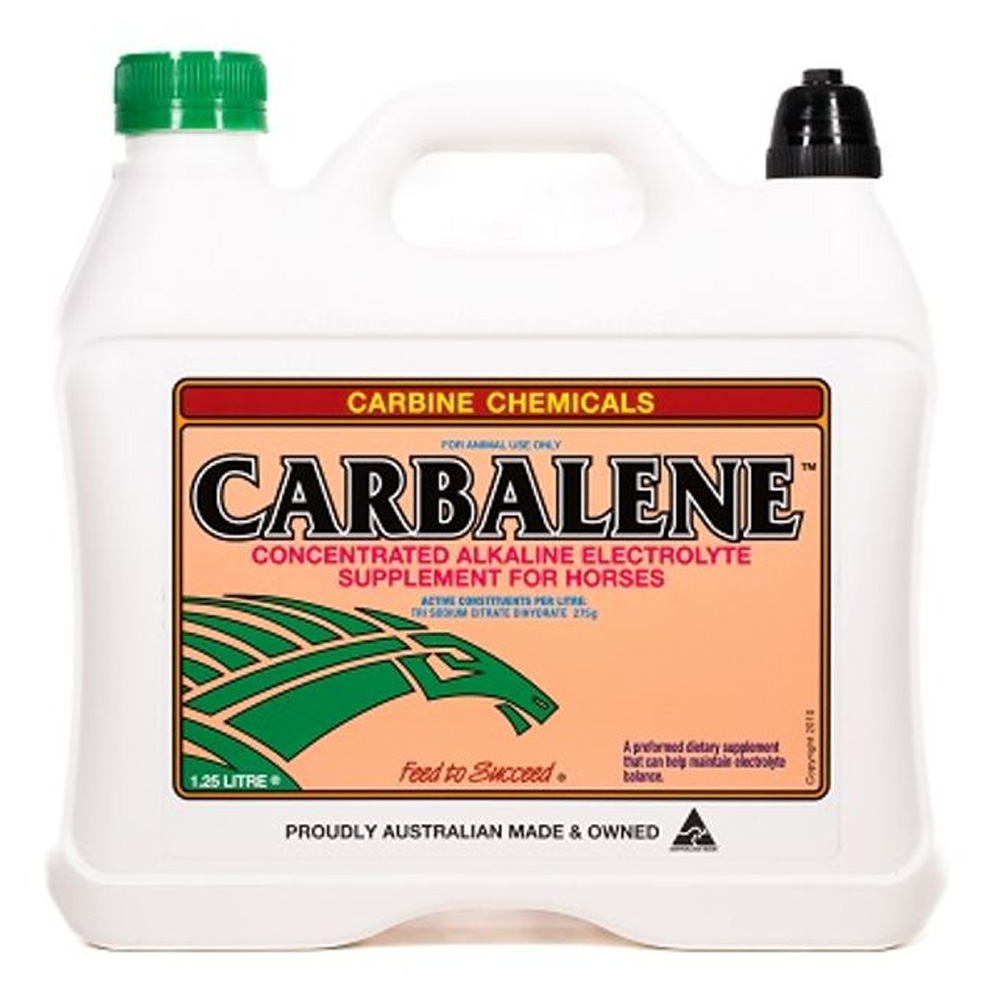 Carbine Chemicals Carbalene Alkalyne Electrolye Supplement for Horses