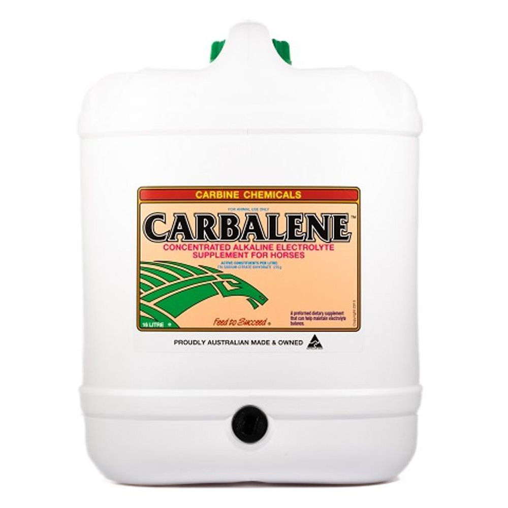 Carbine Chemicals Carbalene Alkalyne Electrolye Supplement for Horses
