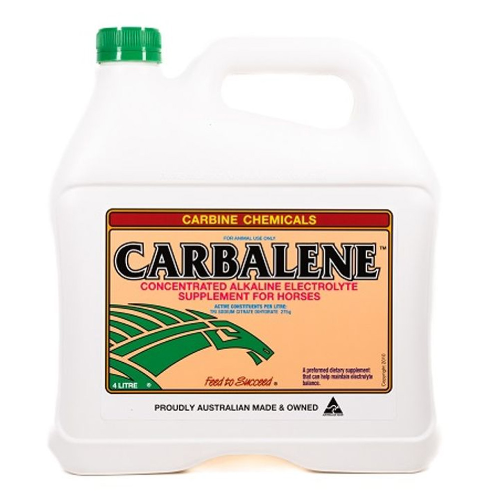 Carbine Chemicals Carbalene Alkalyne Electrolye Supplement for Horses