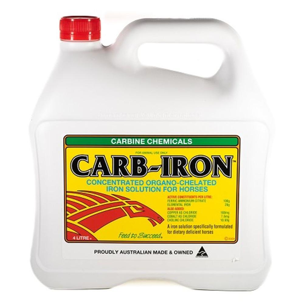Carbine Chemicals Carb-Iron Iron Solution for Horses