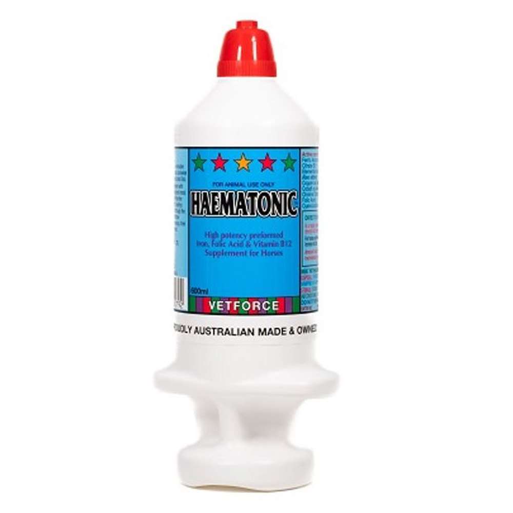Carbine Chemicals Haematonic Iron Folic Acid & Vitamin B12 Supplement for Horses