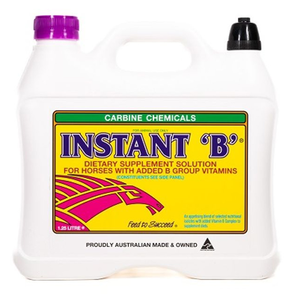 Carbine Chemicals Instant B Vitamin B Dietary Supplement for Horses