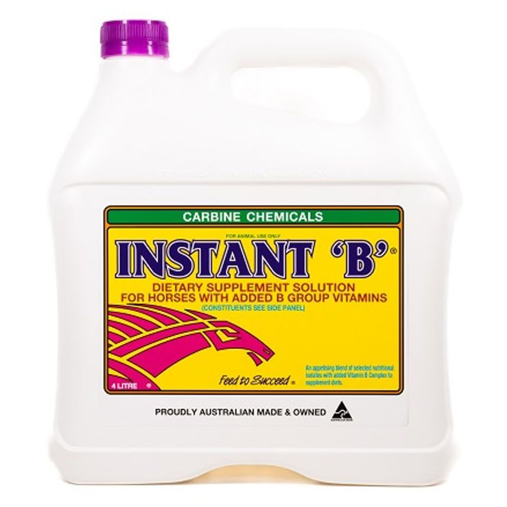 Carbine Chemicals Instant B Vitamin B Dietary Supplement for Horses