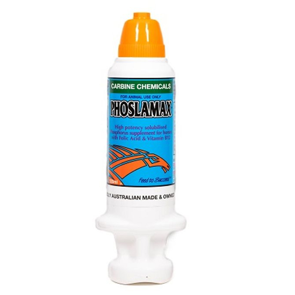 Carbine Chemicals Phoslamax Phosphorous with Folic Acid & Vitamin B Supplement for Horses