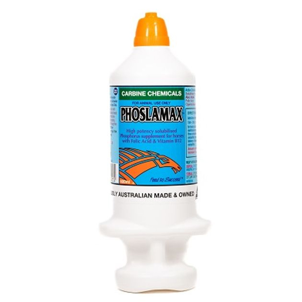 Carbine Chemicals Phoslamax Phosphorous with Folic Acid & Vitamin B Supplement for Horses