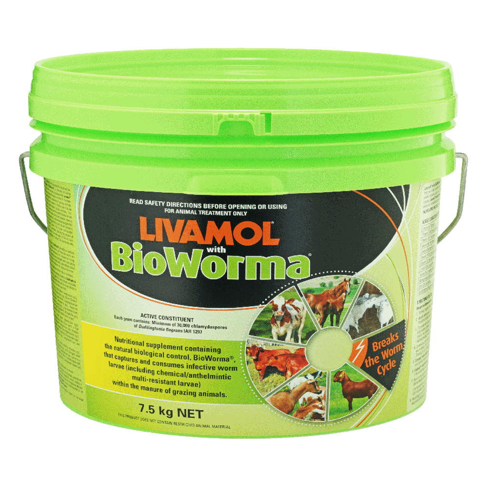 IAH Livamol with Bioworma for Animals for Farm Animals