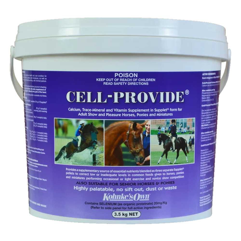 Kohnke's Own Cell-Provide - For Grazing and Pleasure Riding Horses