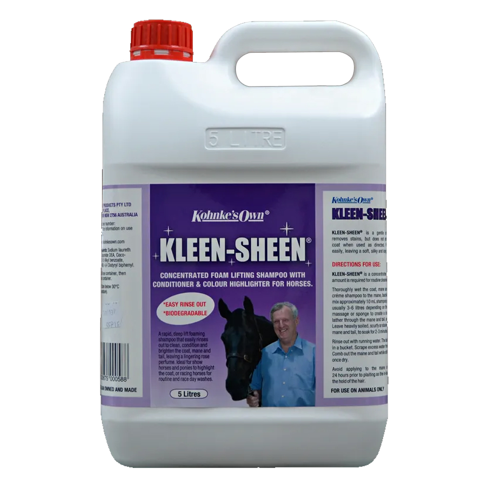Kohnke's Own Kleen-Sheen - Shampoo and Conditioner for Horses