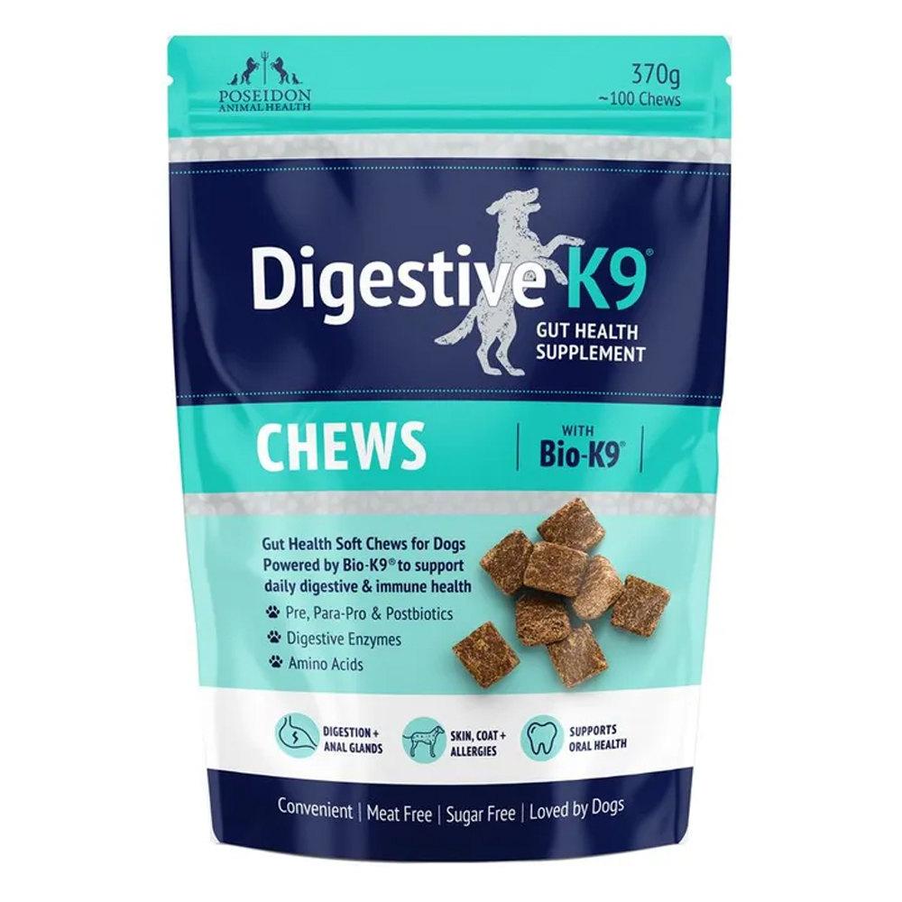 Poseidon Animal Health Digestive K9 Chews Gut Health Supplement For Dogs