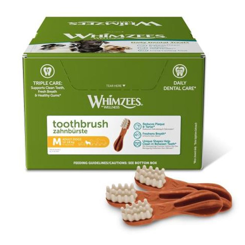 Whimzees Toothbrush Star BulkBox Medium Dogs