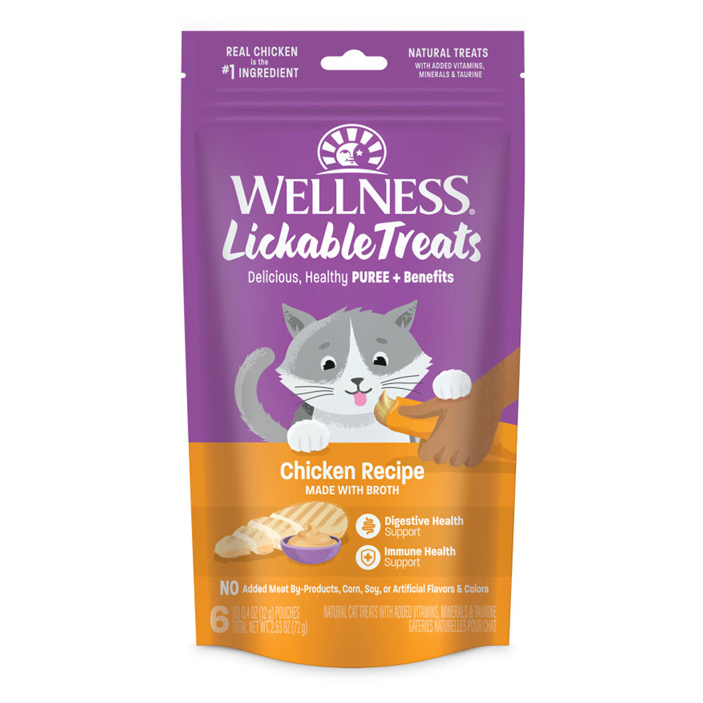 Wellness Lickable Chicken Cat Treats 12 Gms