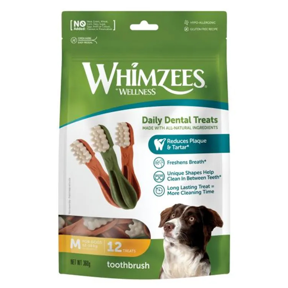 Whimzees ToothBrush Star ValueBag Medium Dogs