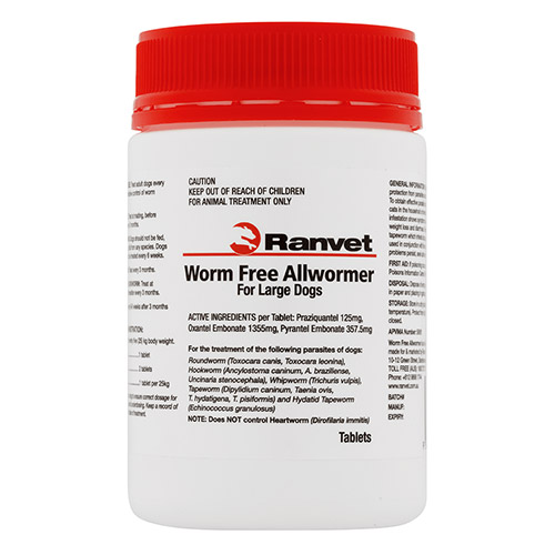 Dog worming tablets bulk deals