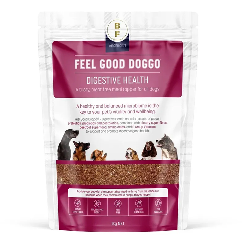 Feel Good Doggo Digestive Health Meat Free Meal Topper for All Dogs
