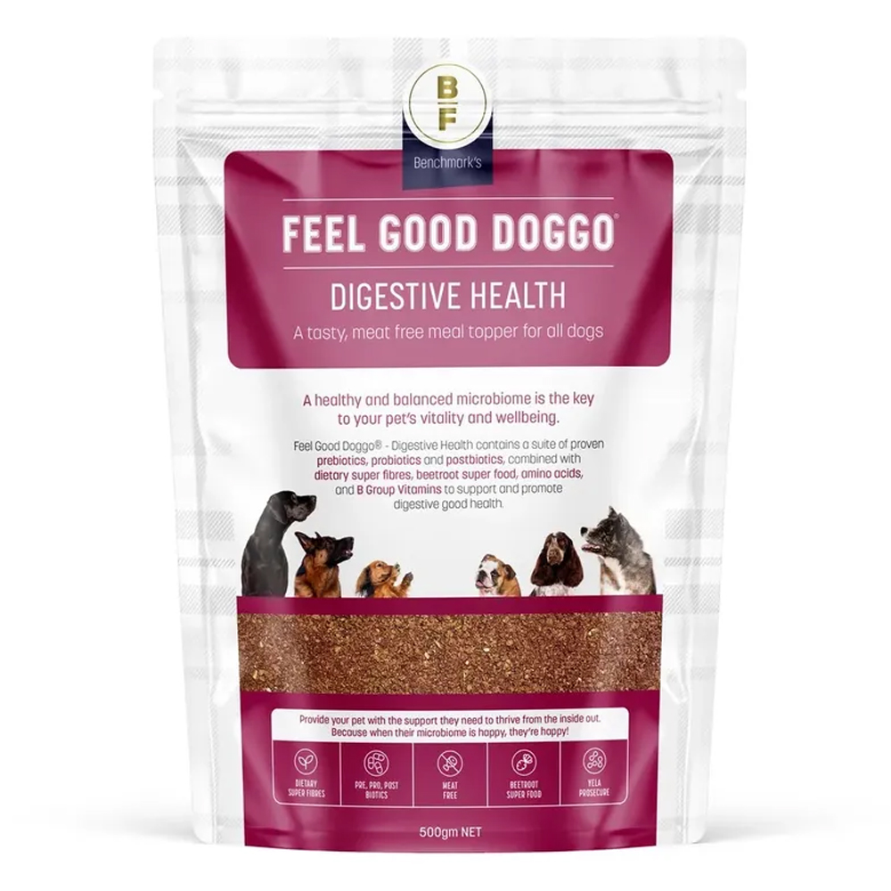 Feel Good Doggo Digestive Health Meat Free Meal Topper for All Dogs