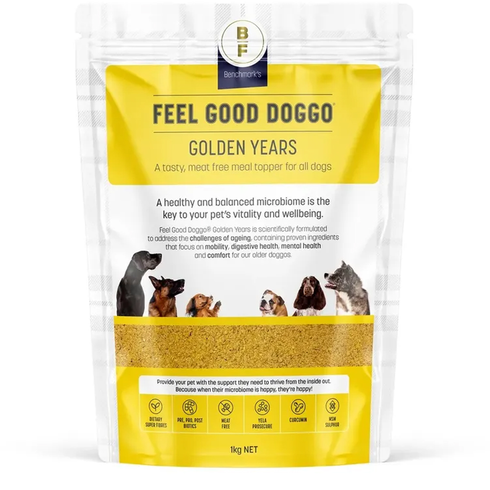 Feel Good Doggo Golden Years Meat Free Meal Topper for All Dogs