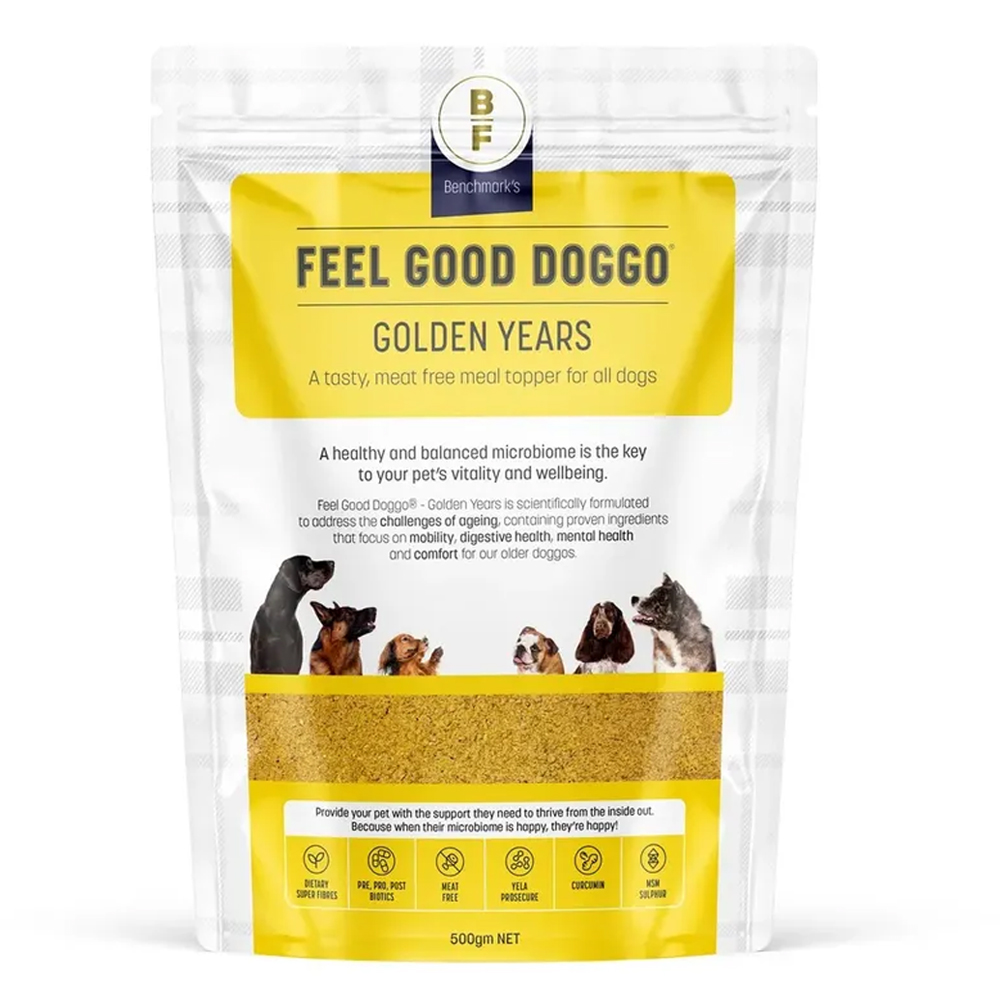 Feel Good Doggo Golden Years Meat Free Meal Topper for All Dogs